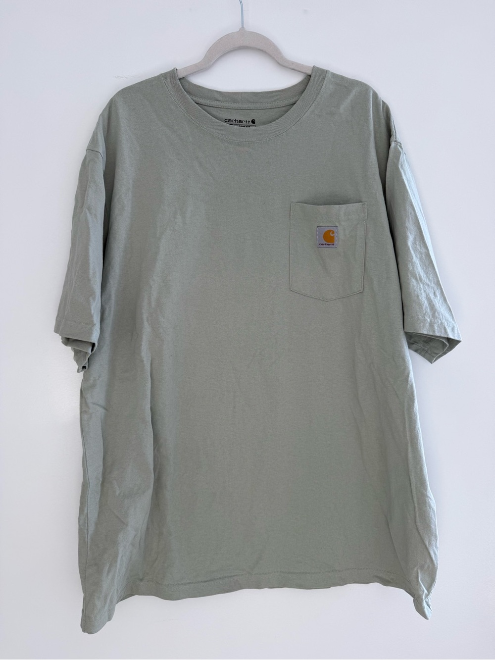 Carhartt Short Sleeve Pocket T-Shirt - Sage Green and Grey - 2 Pack